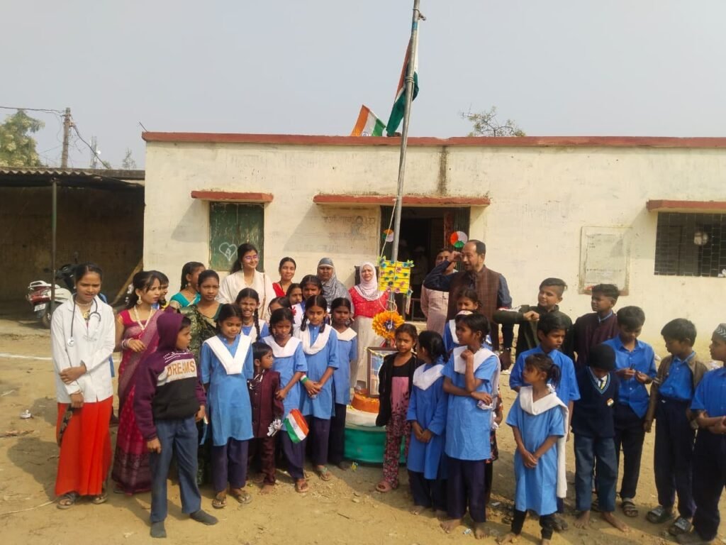 खमतराई माध्यमिक स्कूल में गणतंत्र दिवस समारोह आयोजित